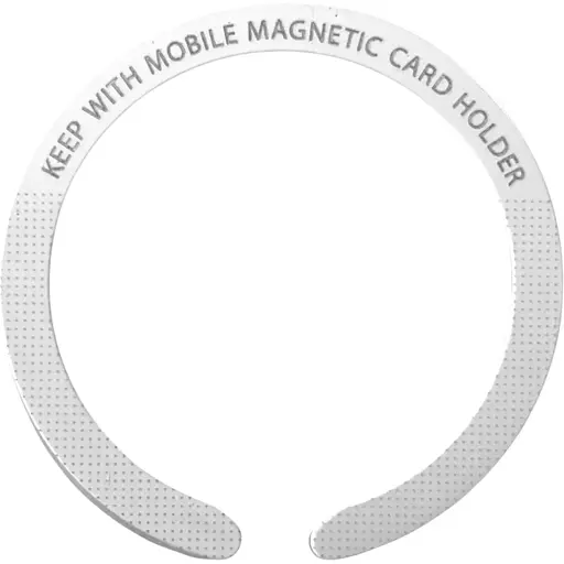 Стальная пластина DK для MagSafe Ring Letter на скотче (Кольцо С / white)