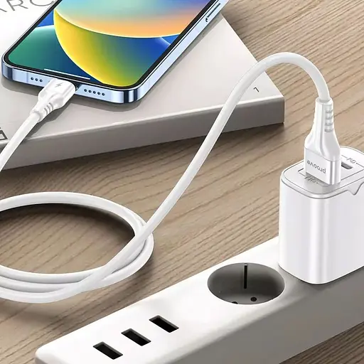 Кабель Proove Double Way Silicone USB-A to Micro-USB 1m White (CCDS20001302) [130734] - фото 2