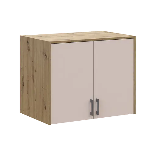 Антресоль высокая Doros Ронди Дуб Артизан/Кашемир 2 ДСП 82х52х65 (41516181) - фото 4