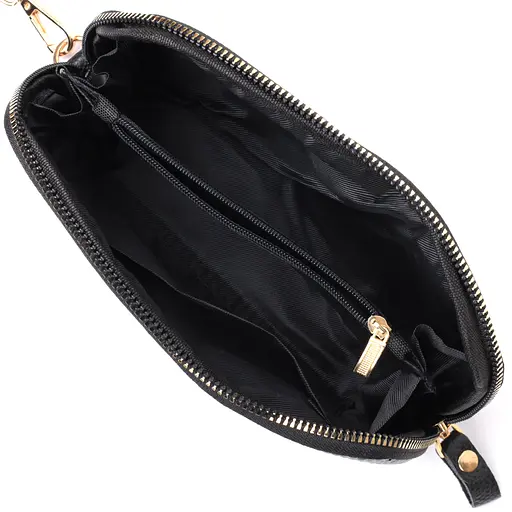 Фактурная женская барсетка Vintage из натуральной кожи с тиснением под змею 19.5х11х5 см sum0028986 - фото 6