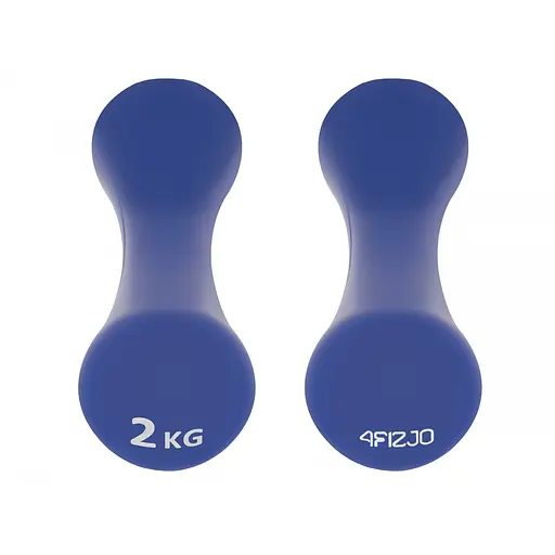 Гантели виниловые 4FIZJO 2 x 2 кг 4FJ0192 (P-5907739312020) - фото 4