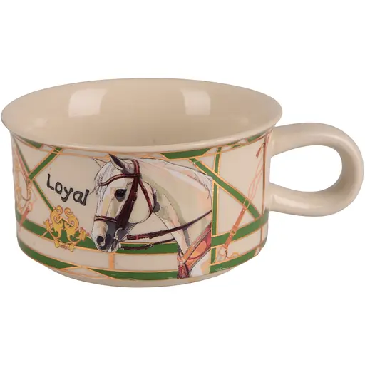 Набір чашок Led Horses з ложками 220 мл 2 шт. (B060358) - фото 3