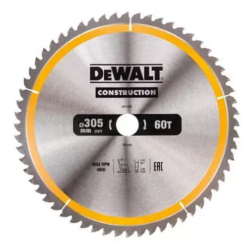 Диск пильный DeWalt Construction 305 х 30 мм 60 зубов (DT1960)