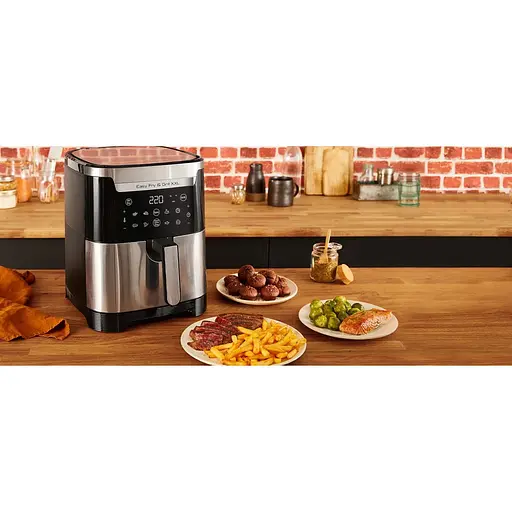 Мультипіч Tefal EasyFry&Grill XXL 1830 Вт чорно-сіра (EY801D15) - фото 18