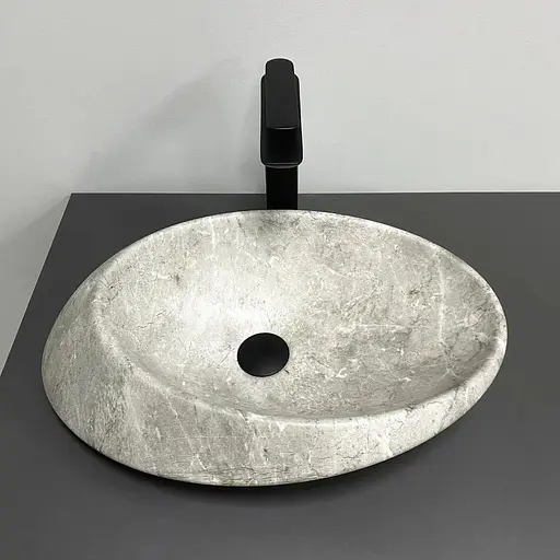 Умивальник VBI Rotello stone matt накладний VBI-017101, Мармур - фото 1
