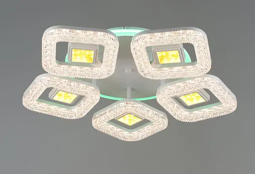 Люстра светодиодная акриловая Sirius B YH780/5