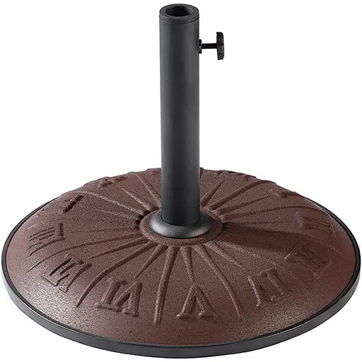 Подставка для зонта Time Eco TE-H1-15 круглая бетонная коричневая 15 кг