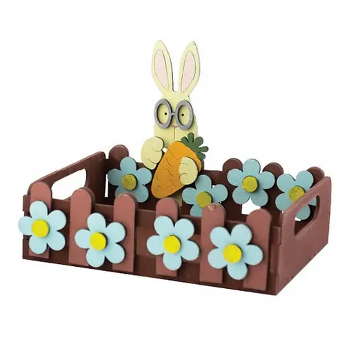 Заготовка для декорирования "Корзинка с зайчиком" Fabrika Decoru FDPO-145 - фото 2