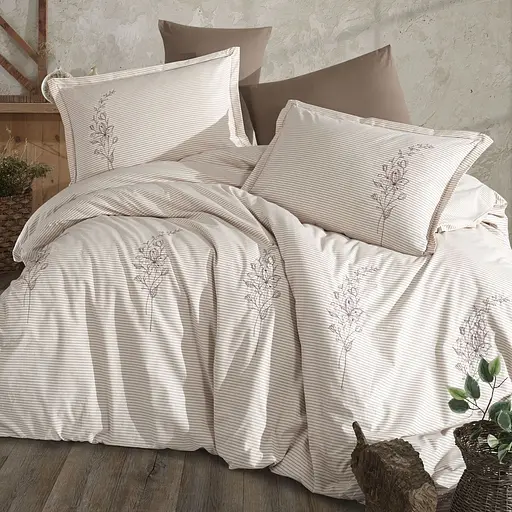 Постільна білизна Eterna Ранфорс з вишивкою Clasy pbe0052085 - фото 1