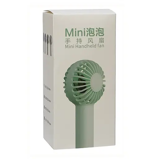 Вентилятор ручной беспроводной GXQC DC03 зеленый - фото 7