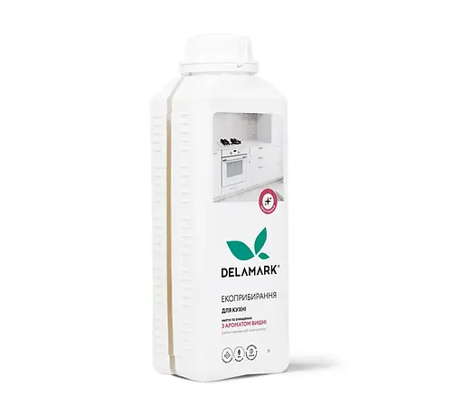 Засіб для миття кухні з ароматом вишні DeLaMark 1 л - фото 1