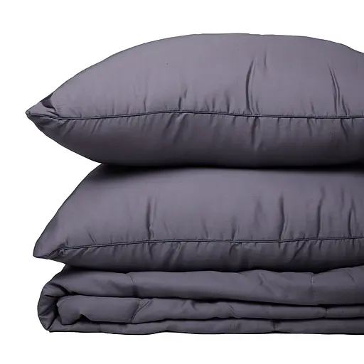Літній постільний комплект MirSon Line Satin Premium Iron grey Modal King Size (2200010976731) - фото 5