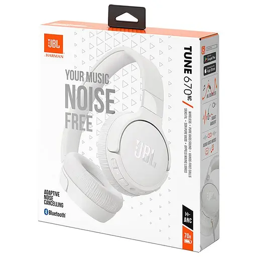 Bluetooth-гарнітура JBL Tune 670NC White (JBLT670NCWHT) - фото 9
