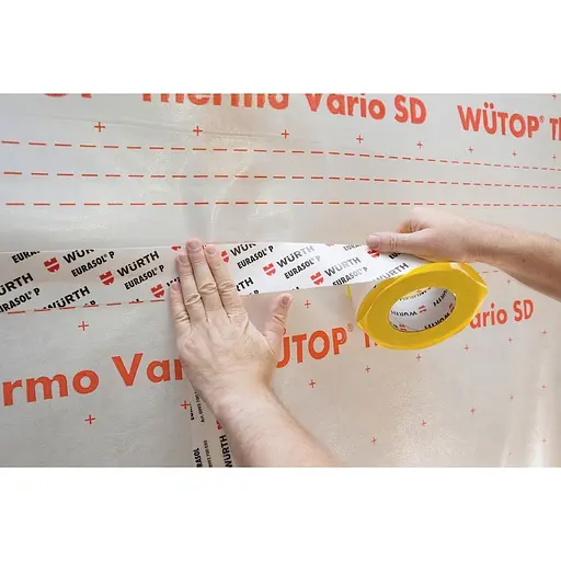 Стрічка клеюча Wurth Eurasol біла 60 мм х 25 м (0992700050) - фото 4