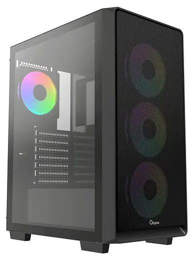 Корпус OCYPUS GAMMA C60 BK ARGB (GAMMA-C60-BKG400XX-GL) Без БП - фото 1