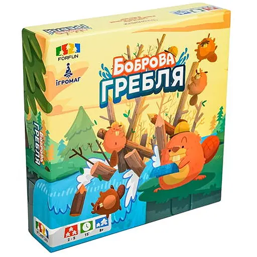 Настольная игра Ігромаг Бобровая плотина (Beaver Creek) (укр.) (8011) - фото 1