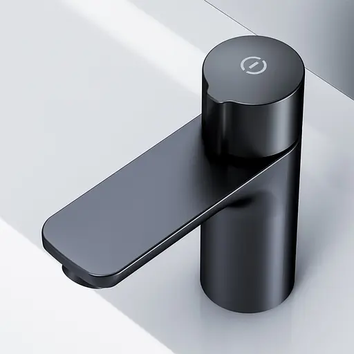 Змішувач для умивальника Am.Pm X-Joy TouchReel black F85A02522 Чорний матовий - фото 5