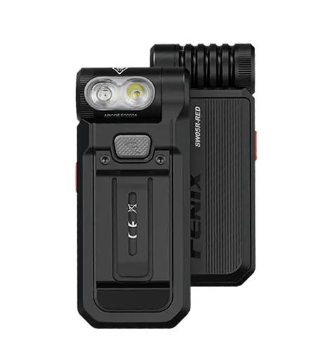 Фонарь ручной Fenix SW05R-RED LED 150лм (Черный) - фото 2