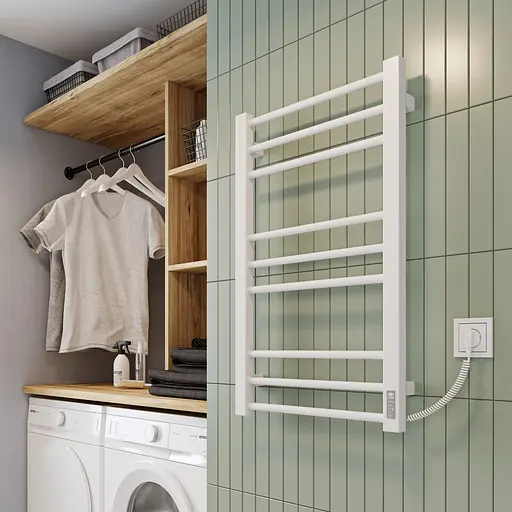 Електрична рушникосушарка Kosser Степ 1200x500 ER тайм. білий ДСТ04ERW, Білий матовий, Праве - фото 4