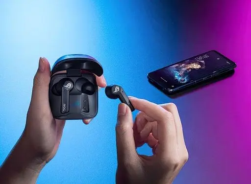 Наушники беспроводные TWS геймерские ROG Cetra True Wireless 7.1 (90YH03G1-B5UA00) - фото 9