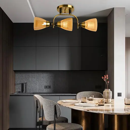 Люстра стельова Sirius Л 8083/3А на 3 плафони