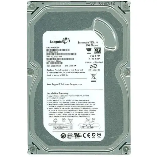 Жесткий диск 3.5 Seagate 250Gb ST3250310AS Б/У - фото 1