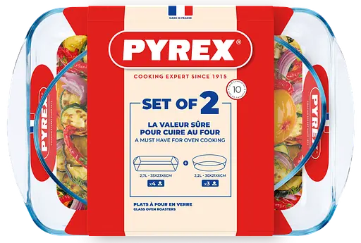 Набір форм для запікання Pyrex, 2 предмети (7092332) - фото 2