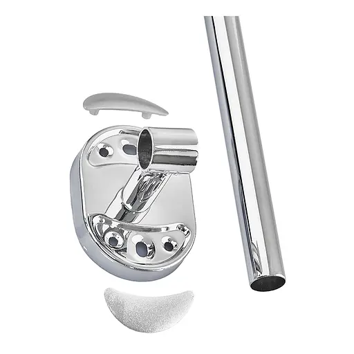 Тримач для рушника одинарний Zerix AFB-0101 ZX5039 Хром - фото 2