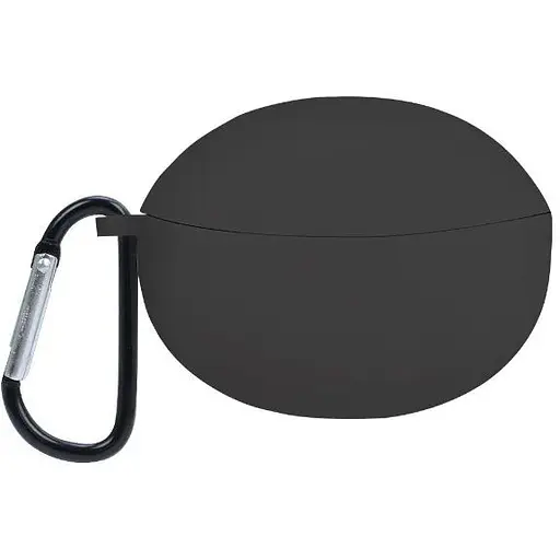 Чохол-накладка DK Silicone Candy Friendly з карабіном для Oppo Enco Air 2 Pro (black)