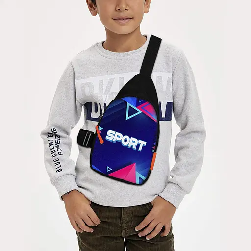 Сумка через плече дитяча Sport 29х17 см сумка слінг для хлопчика (01992)