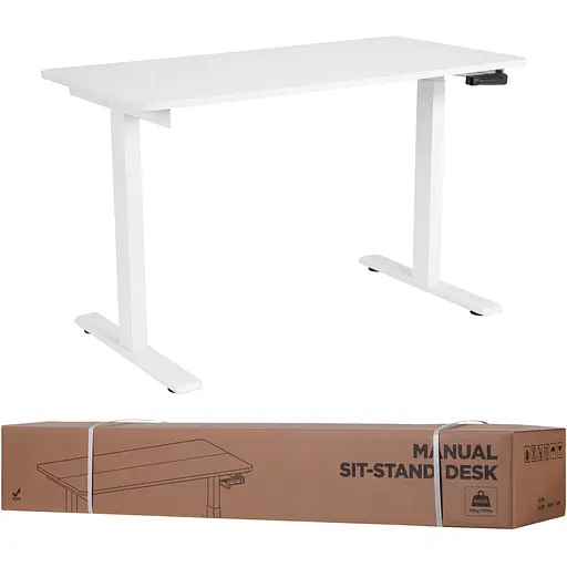 Стол компьютерный 2E CE120W-MECHANIC с регулировкой высоты - фото 8