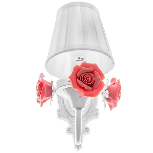 Бра Brille BKL-517W/1 настенное накладное флористика с абажуром E14 - фото 2