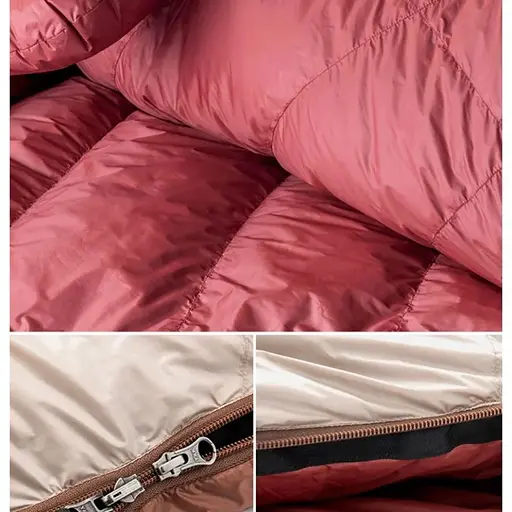 Спальник с натуральным пухом Naturehike Snowbird NH20YD001 размер M коричневый 510 г - фото 9
