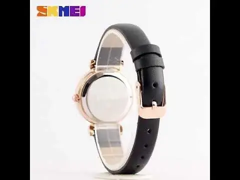 Жіночий класичний годинник Skmei 1330 (Золотистий) - фото 6