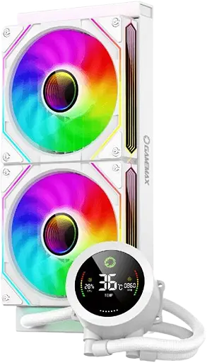 Водяне охолодження GameMax IceBurg 240 Digital ARGB White (IceBurg 240 Digital WH)