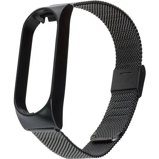 Ремінець Міланська Петля Mi Band 5/6 Чорний - фото 1