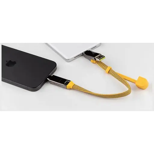 Кабель Rolling Square in Charge XL 30 см жовтий (XLS03R) - фото 4