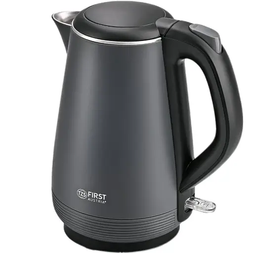 Электрочайник First FA-5407-4-GR Gray/black RU - фото 3