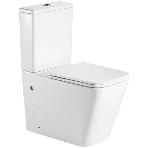 Унитаз-компакт Mixxus Premium Quadro-0402-R 675x390x855 мм, Rimless MP6458, Белый - фото 1