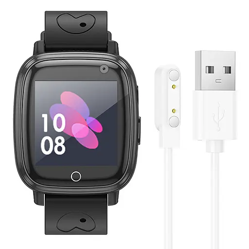 Дитячий cмарт-годинник Hoco Y100 with call function Black - фото 2