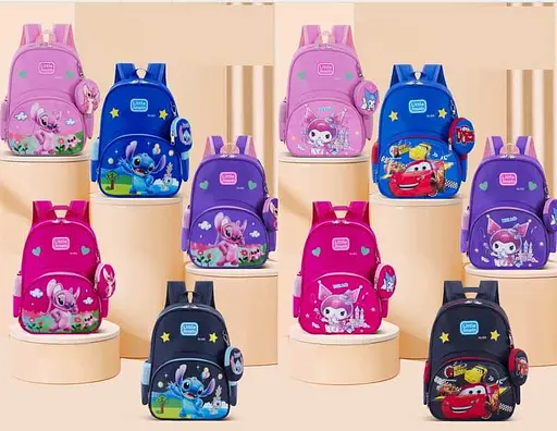 Рюкзак C 72884 Герой, розмір 25х15х30 см, 1 відділення, 3 кишені, лямки, що регулюються, на блискавці, в пакеті (6900067728845) Микс - фото 2