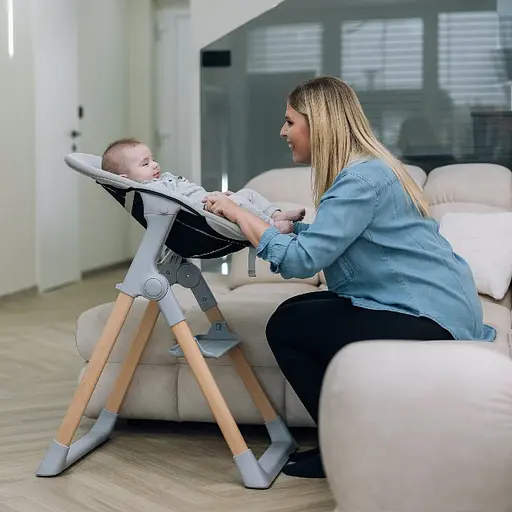 Стульчик для кормления FreeON Flexi Grow 2 в 1 grey (85192) - фото 11