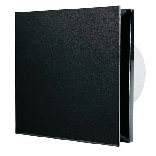 Декоративный малошумный вентилятор Vents 100 Солид черный сапфир - фото 1