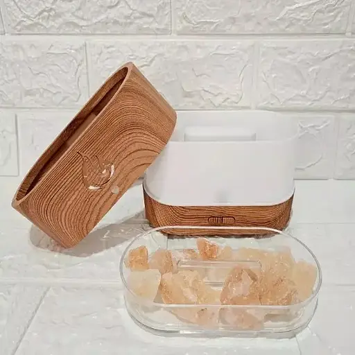 Увлажнитель воздуха с камнями Aroma Diffuser UV-1 FT-1928 Коричневый - фото 5