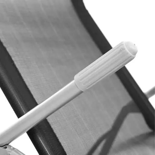 Крісло-шезлонг Jumi розкладний чорний - фото 6