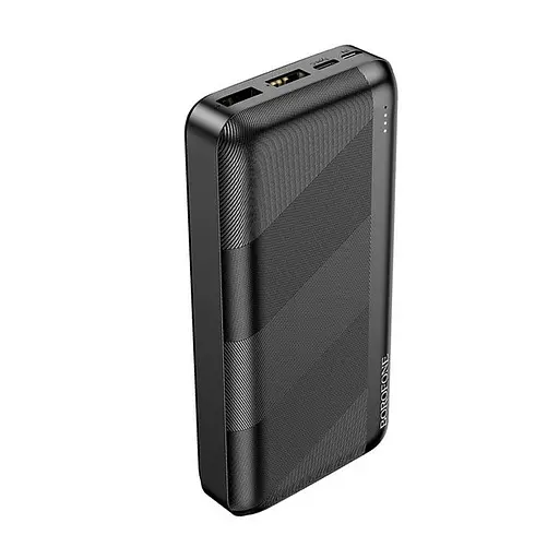 Портативний зарядний пристрій для телефону Power bank Borofone BJ27A Pindar 10.5W 20000 mAh Чорний - фото 2