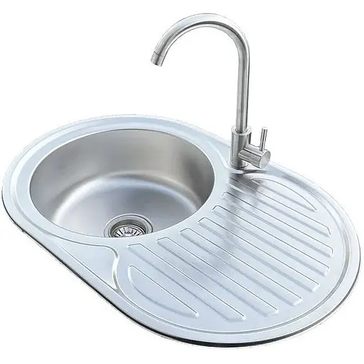 Комплект мийка + змішувач Romzha Dana Nova Textura (A) - фото 1