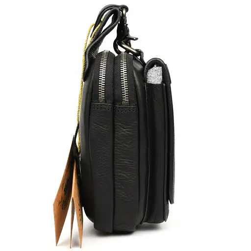 Кожаная сумка чехол Hill&Burry через плечо 23х14х7.5 см sum0028201 - фото 4