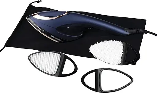 Russell Hobbs Відпарювач Steam Genie 2-в-1, 1700Вт, 150мл, паровий удар -20гр, постійна пара - 20гр, керам. підошва, синій - фото 5