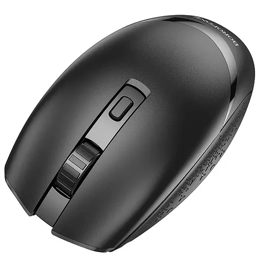 Миша Borofone BG7 Platinum 2.4G Black - фото 2